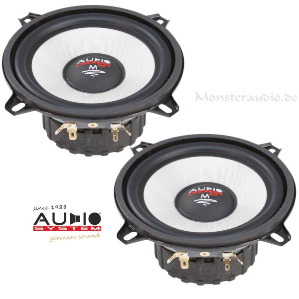 Audio System MS-130 EVO 13cm Tieftöner Kicker Lautsprecher 130mm 220 Watt MS130